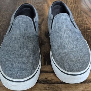 Vans Gray Slip-On 8.5 Mens